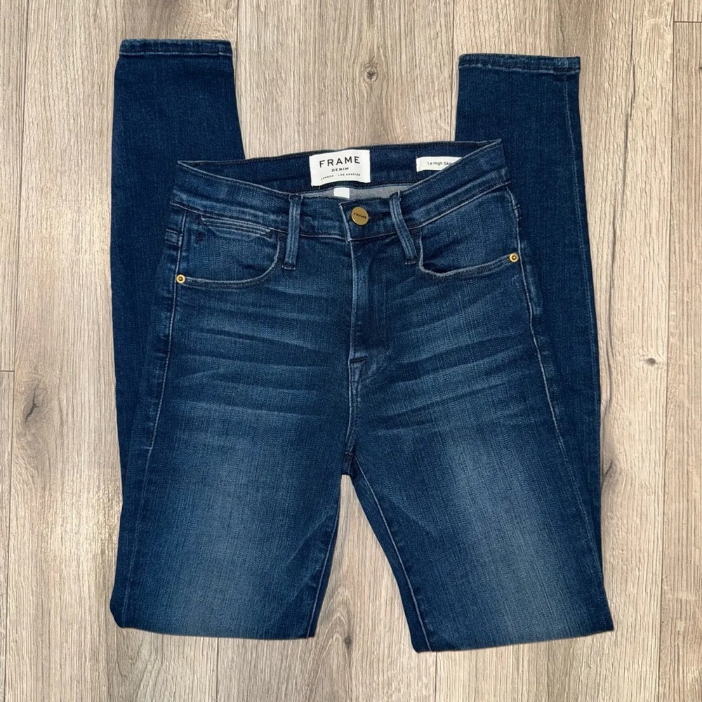 Frame Denim Women's Dark Blue Skinny Jeans